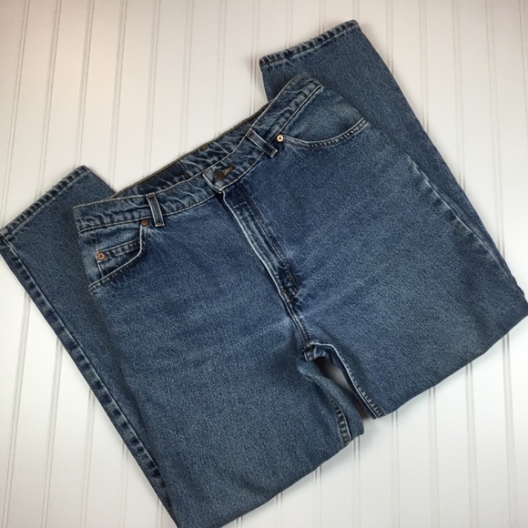 VERY RARE VINTAGE LEVI’S 950 Orange Tab Relaxed Fit Tapered Leg Jeans - Picture 13 of 15